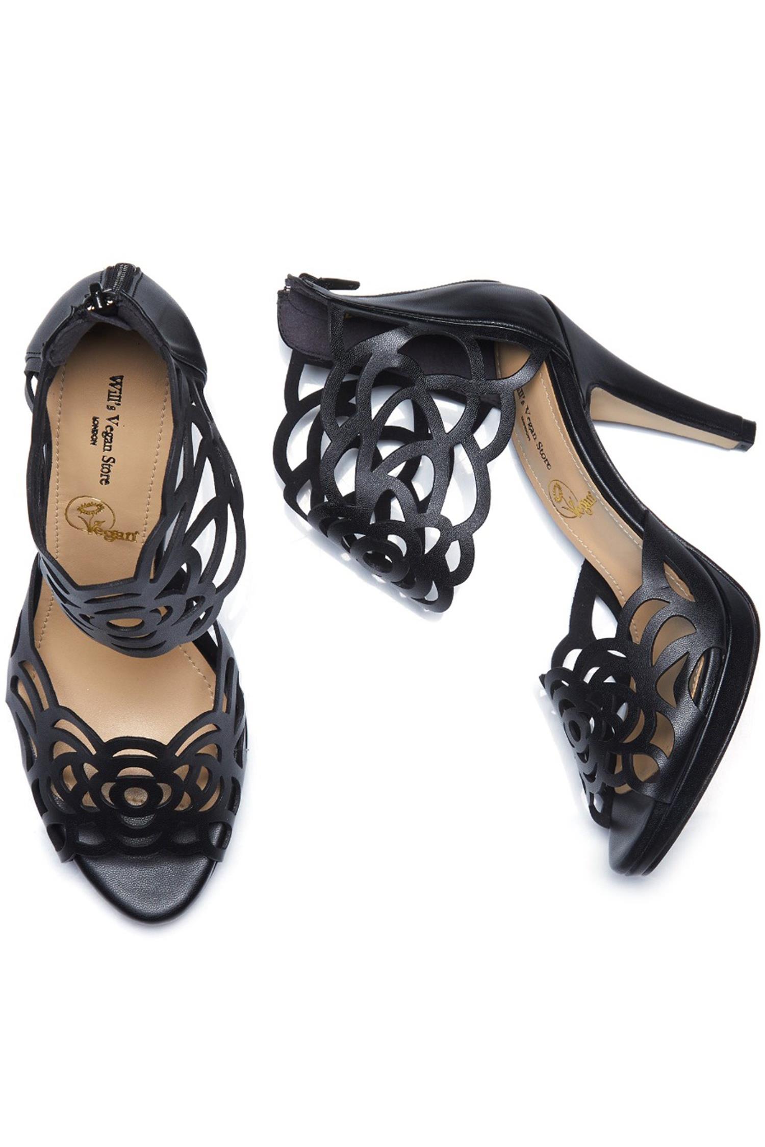 Will's Vegan Store  Hakken Cut Outs Zwart