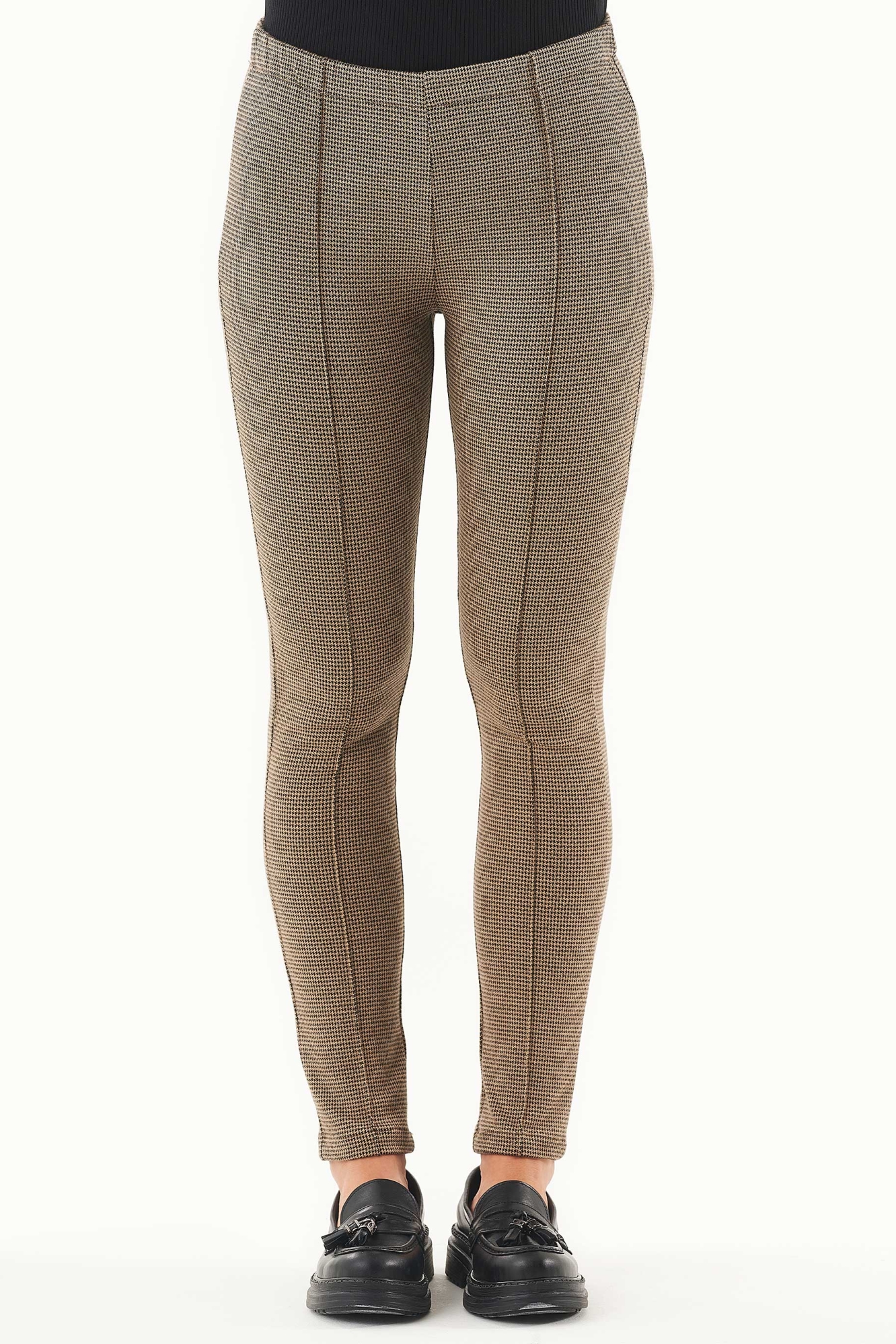 ORGANICATION  Broek Bio-Katoen Mix Zwart Camel