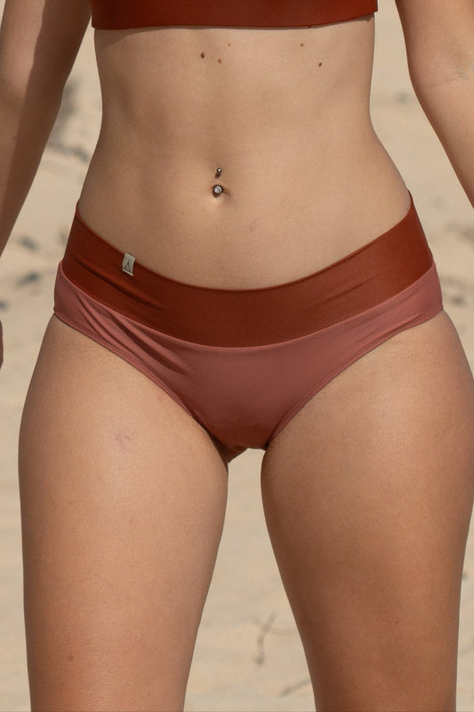 Inaska  Bikinibroekje Zachte Taille Flow Vintage RosÃ©