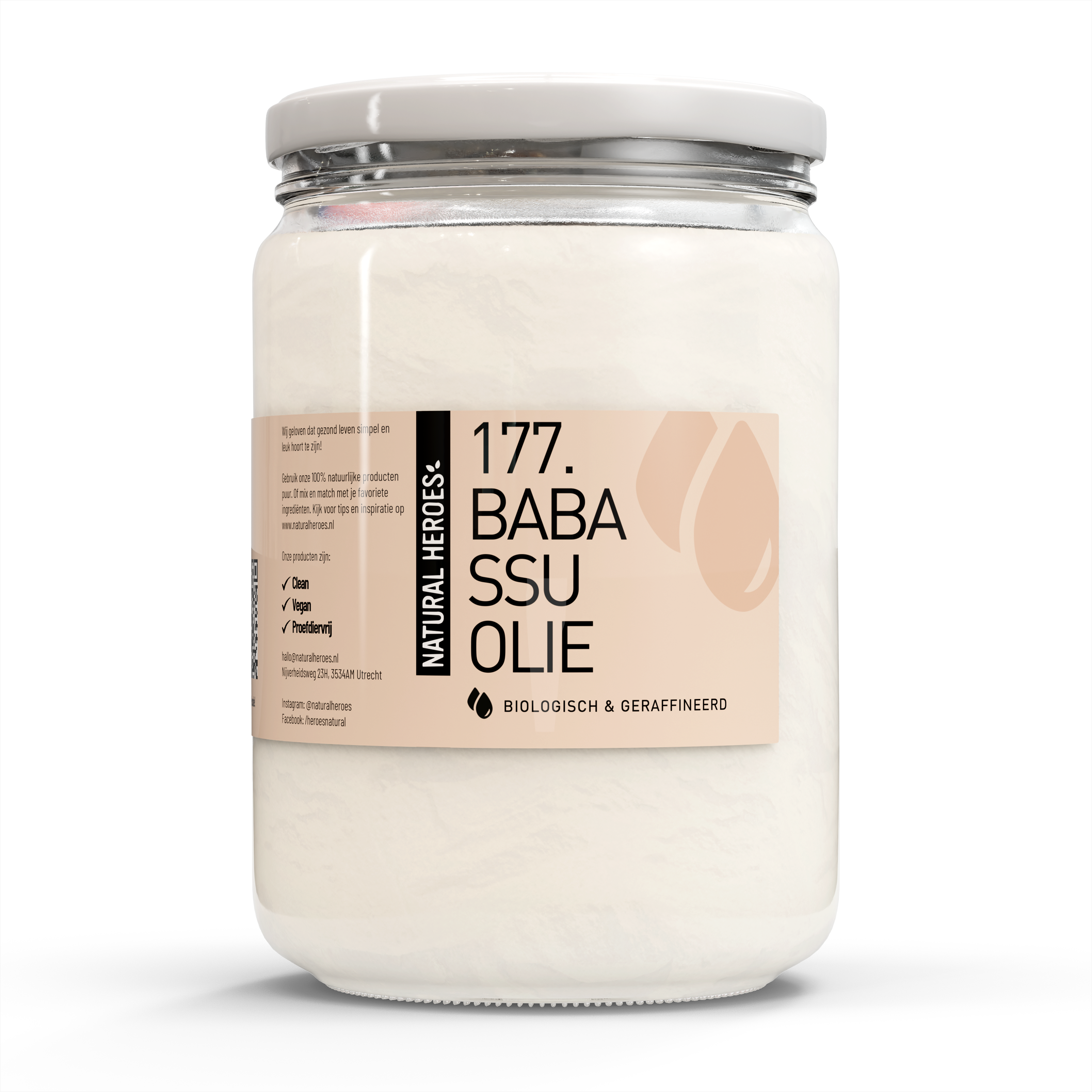 Babassu Olie (Biologisch & Geraffineerd)