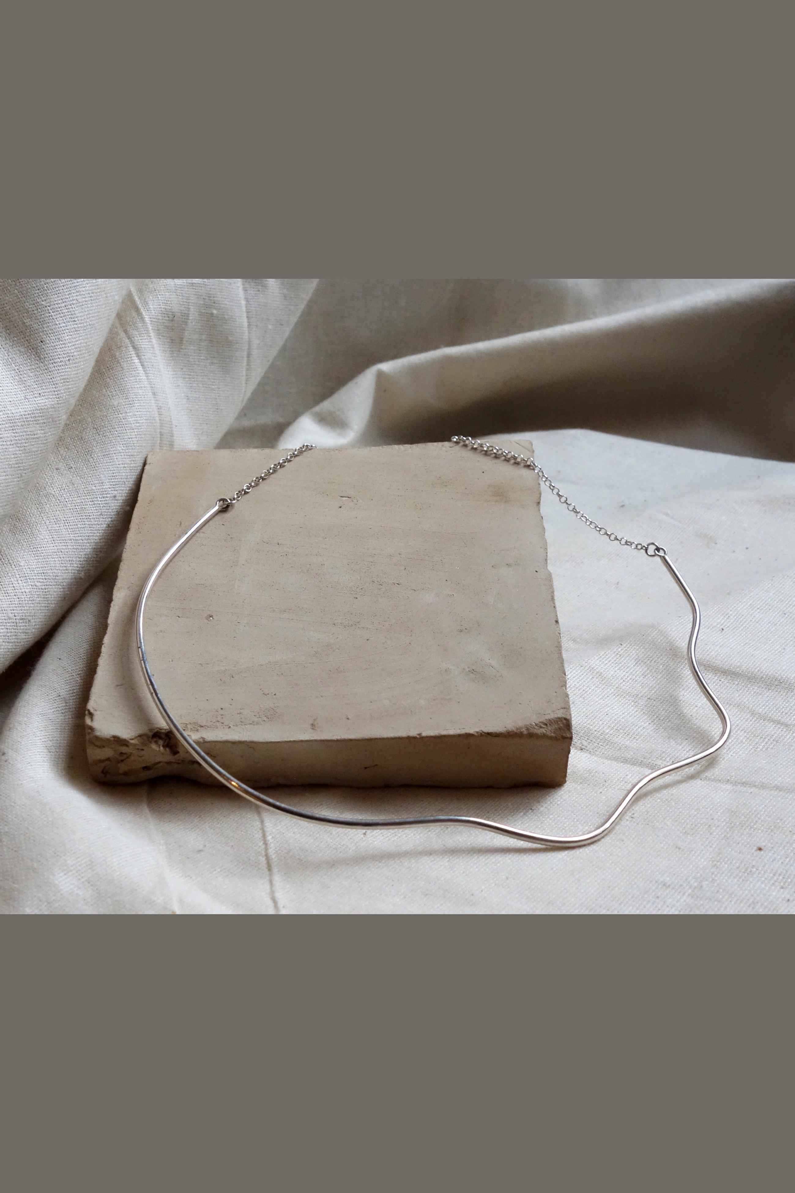 Nouare Jewelry  Choker Ketting Godavari Gerecycled Zilver