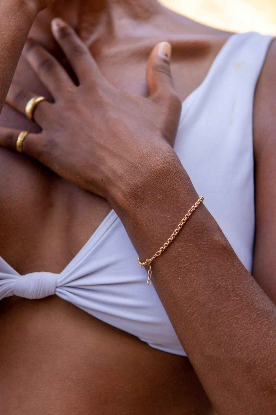 Bound Studios  Armband The Riley Massief 14k Goud