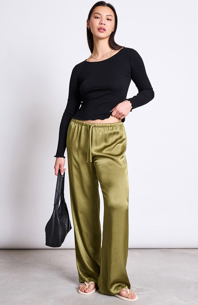 Fris broek woody olive