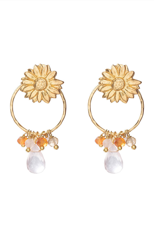 Euphoria oorbellen rose gold