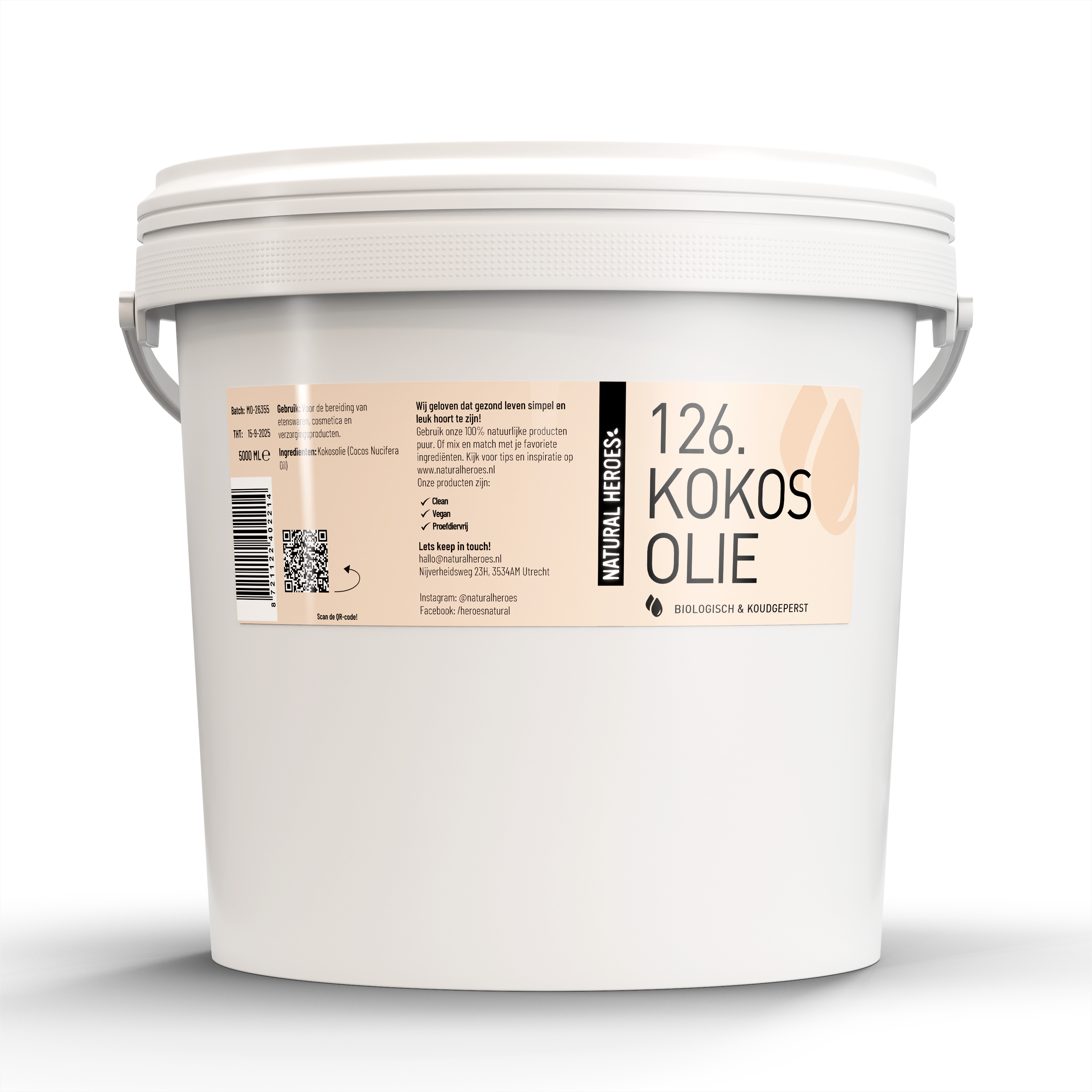 Kokosolie (Biologisch & Koudgeperst)