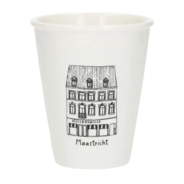 Gevel mok, Maastricht, porselein, 200 ml