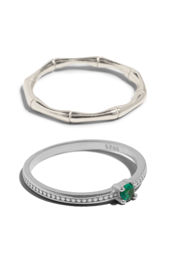 Bound Studios  Ring Set Panda & Emma Sterling Zilver