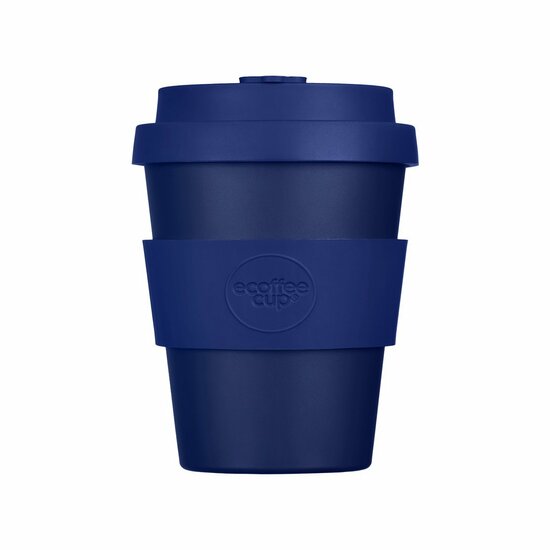 EcoffeeCup PLA bioplastic koffiebeker 240ml - Dark Energy