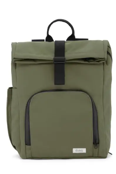 Dusq mannen vegan Rugzak Canvas Bosgroen
