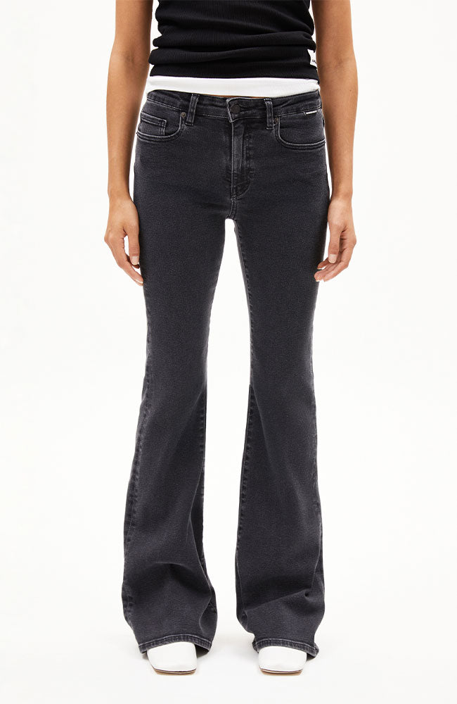 Anamaa flared jeans black washed