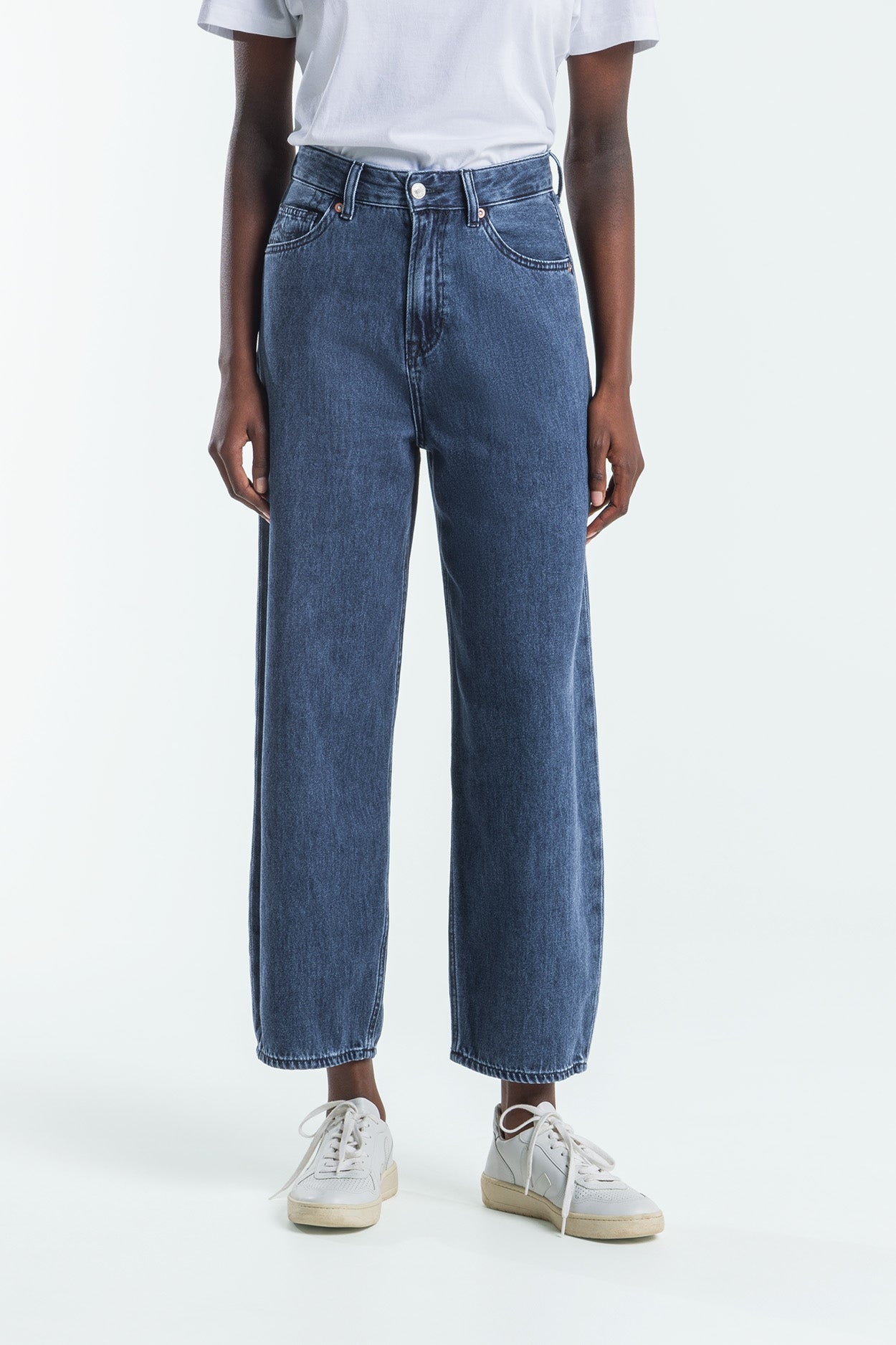 Kings of Indigo  Jeans Leila Alex Washed Donkerblauw