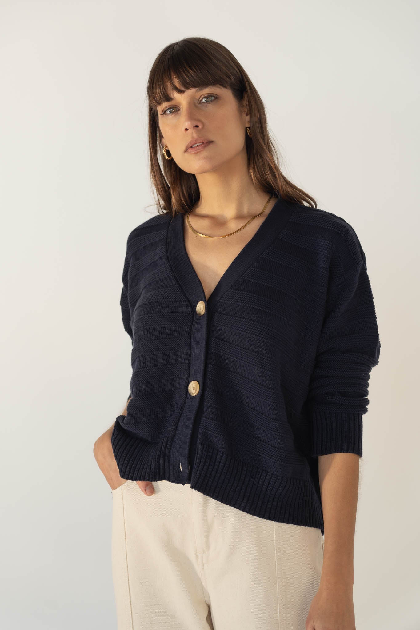 NÃ¤z  Cardigan Sophia Marineblauw