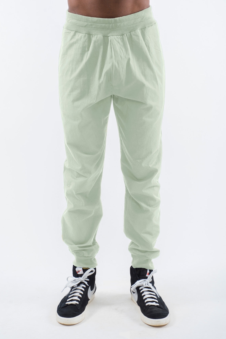 RAVENS VIEW IBIZA mannen vegan Broek Tokyo Light Aloe Groen