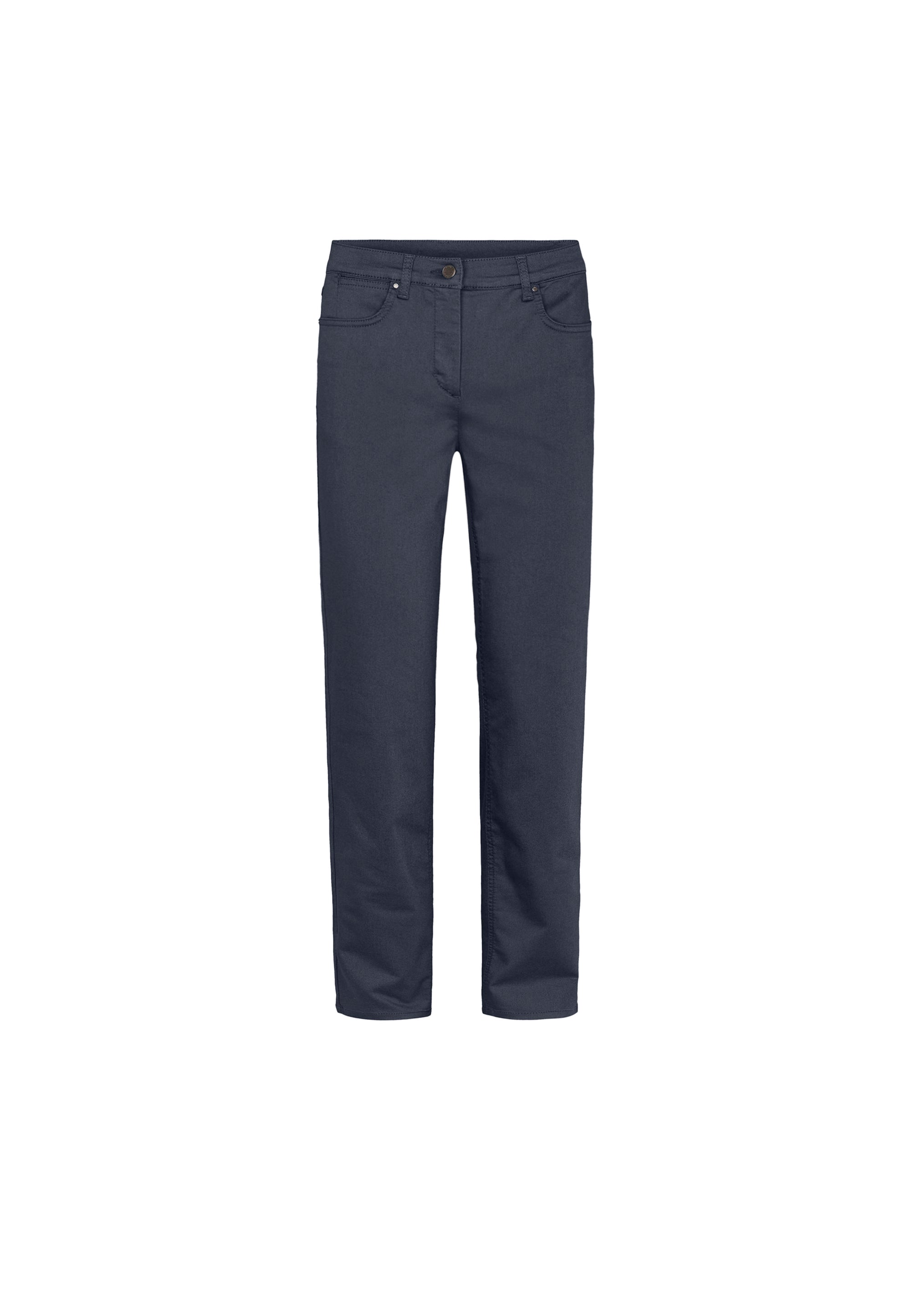 LAURIE  Broek Charlotte Regular Sl Marineblauw