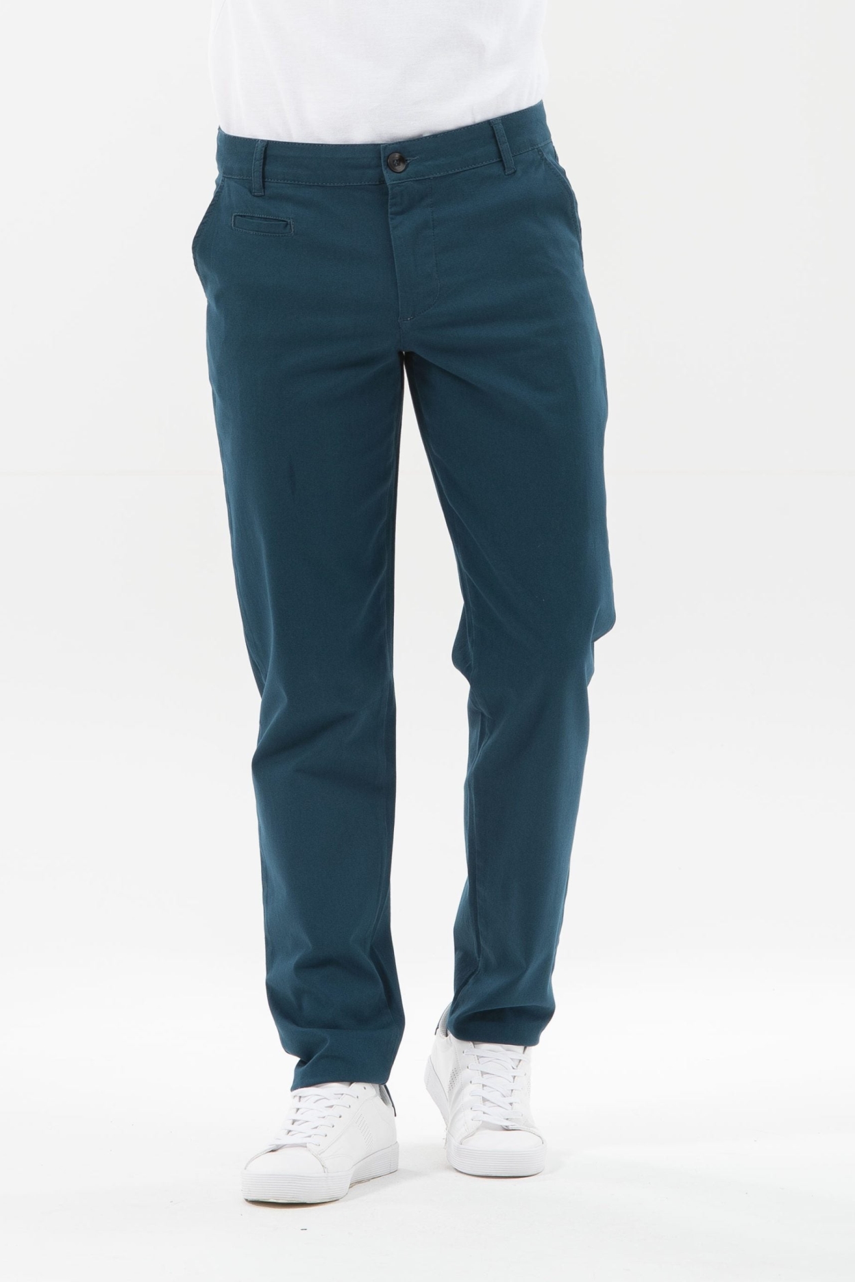ORGANICATION mannen vegan Regular Chino Broek Navy