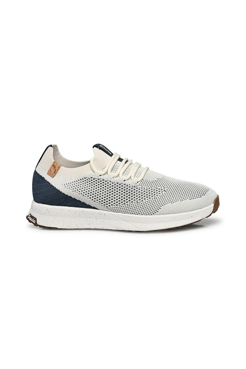 SAOLA mannen vegan Sneakers Heren Tsavo 2.0 Wit / Marineblauw