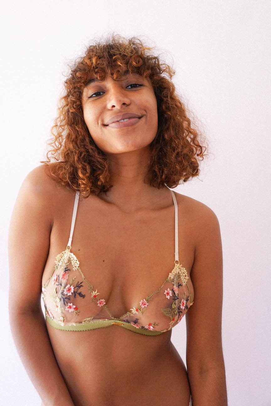 Finley - Lace Triangle Bralette
