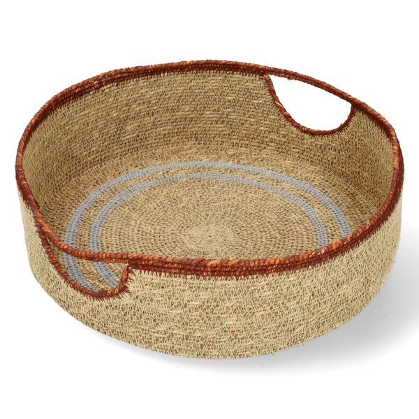 Dienblad, zeegras, Ø30 x 9 cm