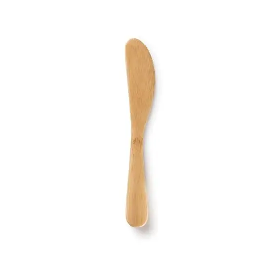 Bambu spreader. Bamboe houten smeer mesje 17,5cm.
