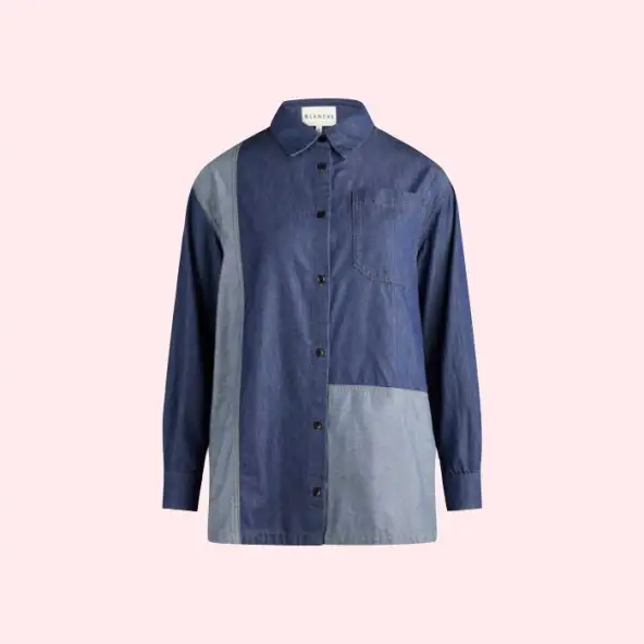 Denim Shirt Dua | Blanche | Blauw