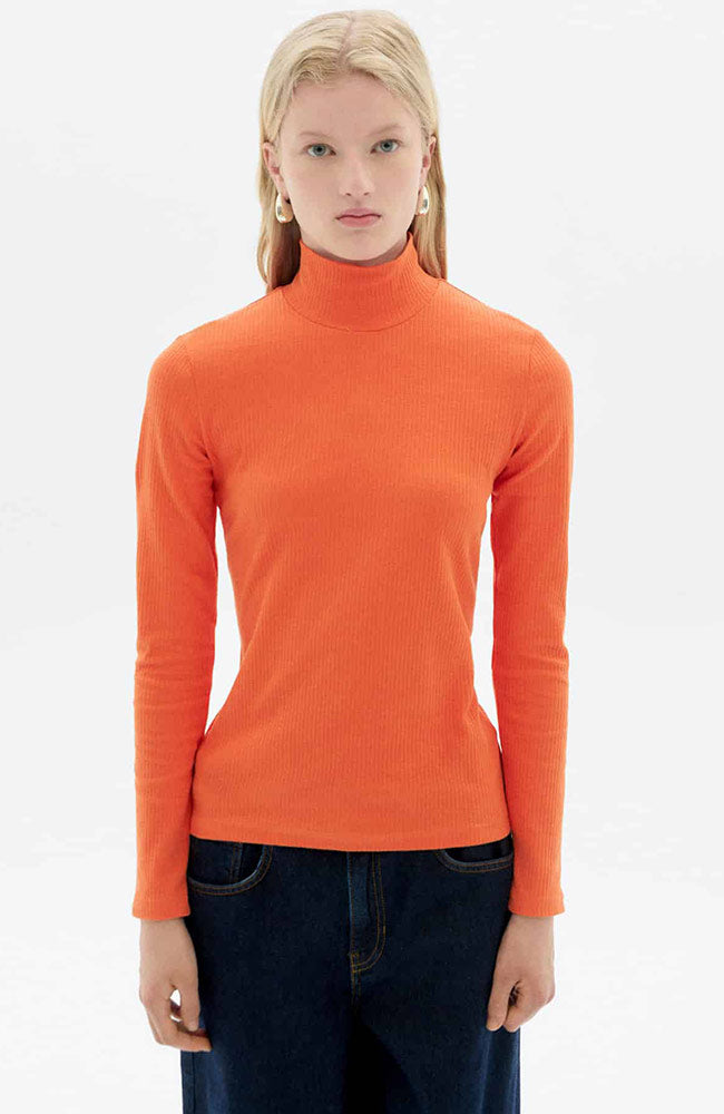 Aine hemp top apricot