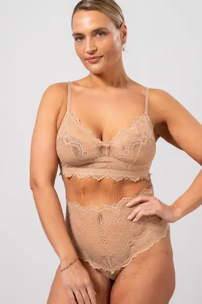 Understatement Vegan Balconette Bralette Beige