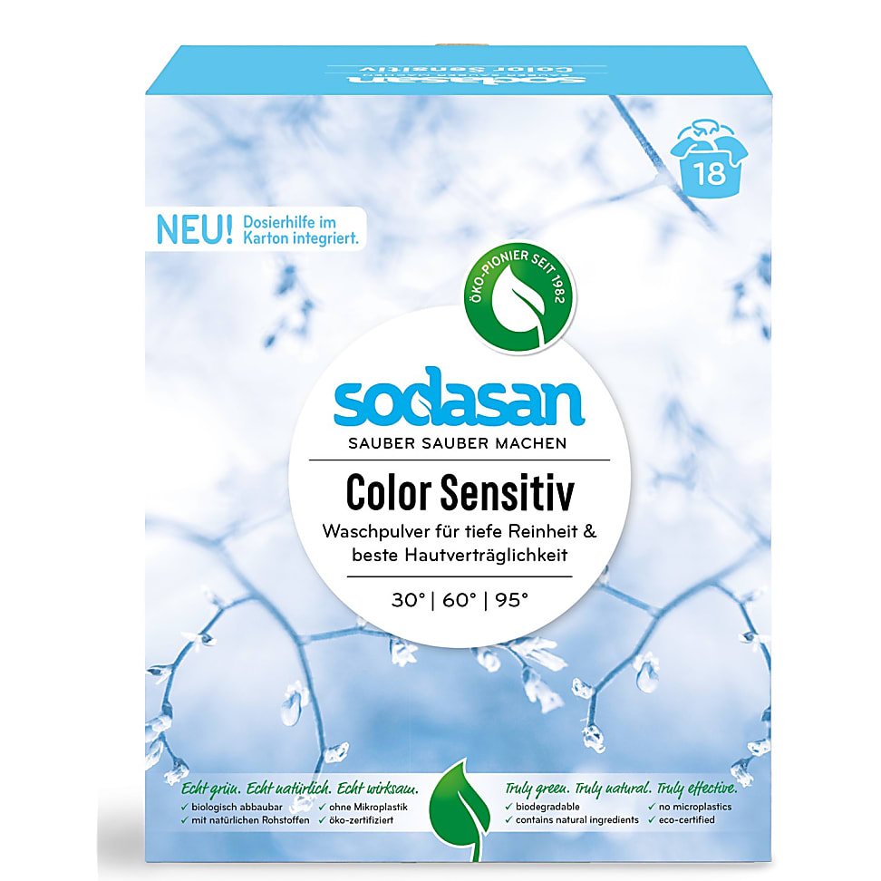 Sodasan Waspoeder Gekleurde Was - Sensitive 1010g