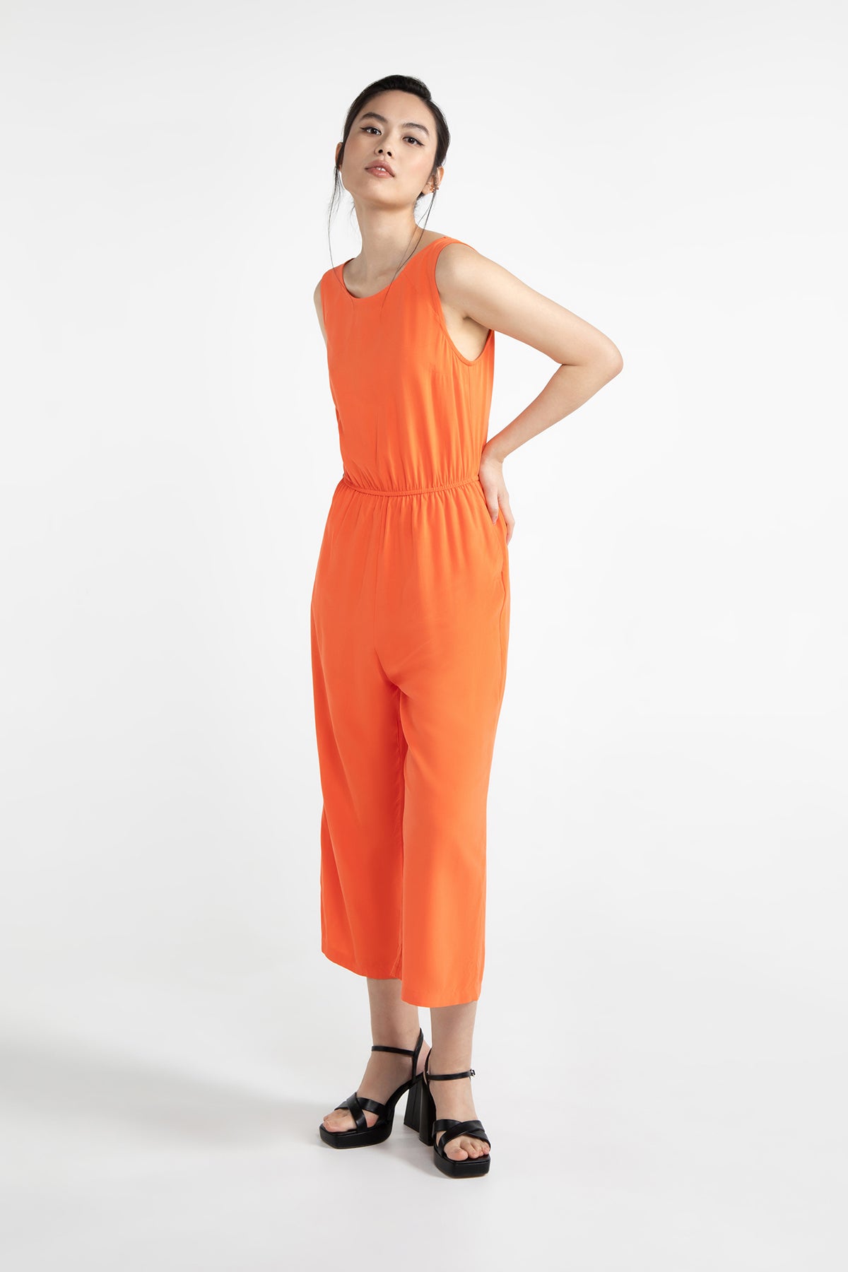 LOVJOI  Jumpsuit Staine Tangerine Oranje