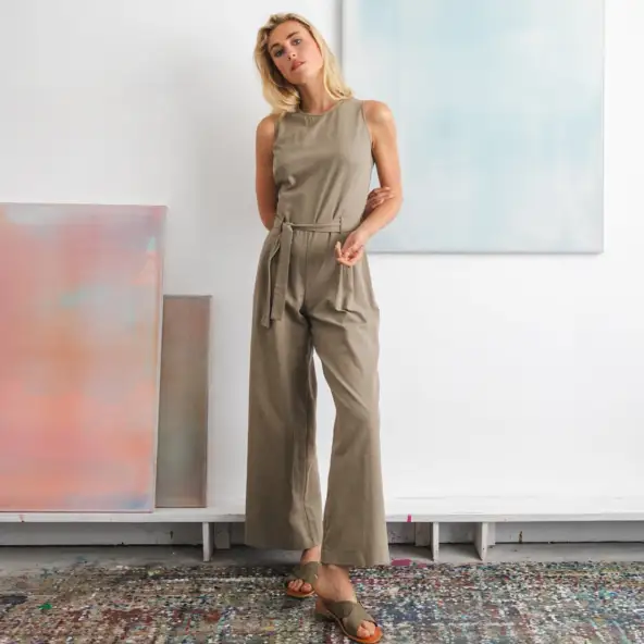 Rosas jumpsuit Coriander