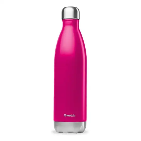 Qwetch Insulated Stainless steel Bottle 750ml Magenta, XL thermosfles RVS