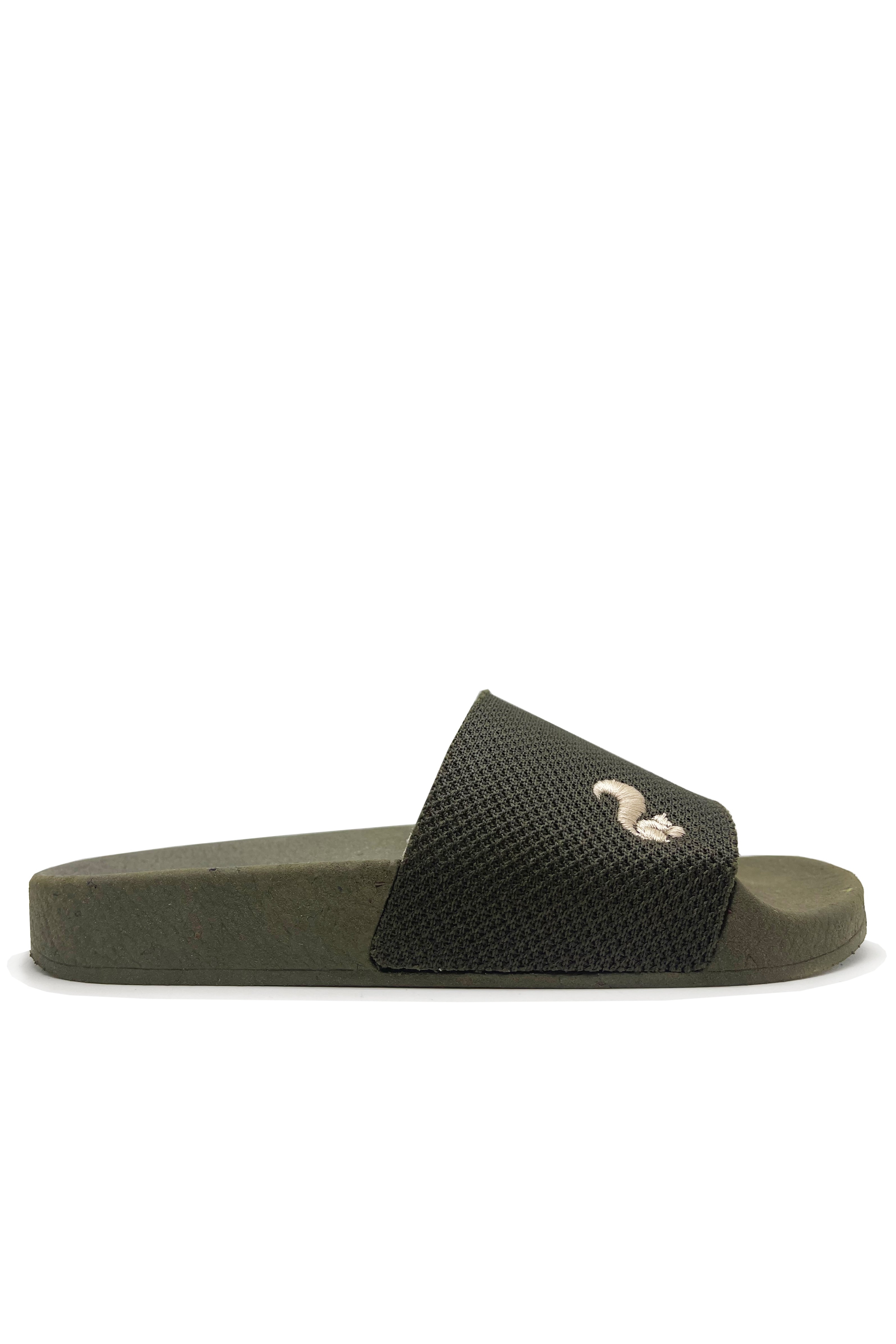 Thies Vegan Strandslippers Eco Olijfgroen