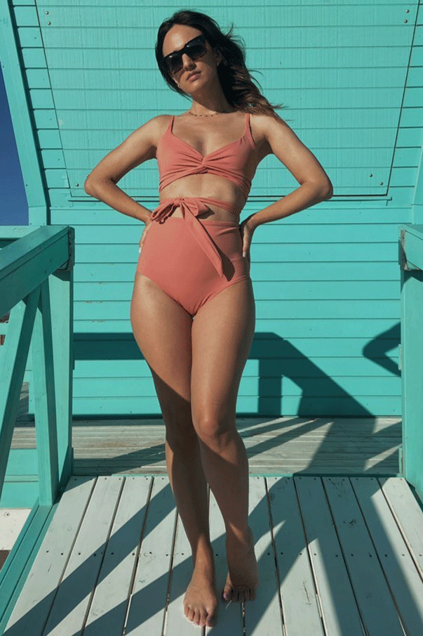 Anekdot  Lin + Core High Bikiniset Blush
