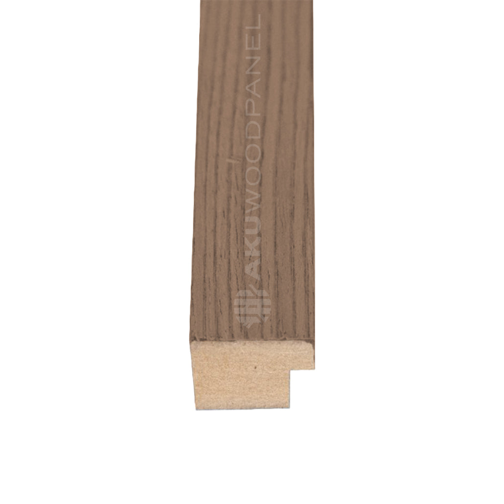 AkuPanel Eindlat Gerookt Eiken Hout 240cm Afwerklijst | 1-zijdig