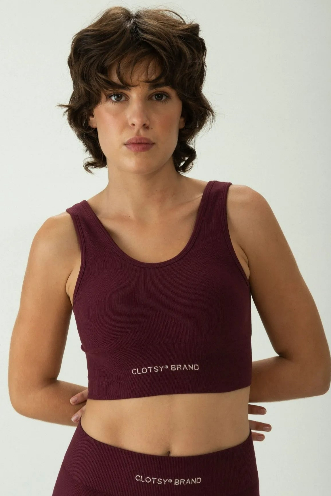 Clotsy  Sportbeha Classic Burgundy