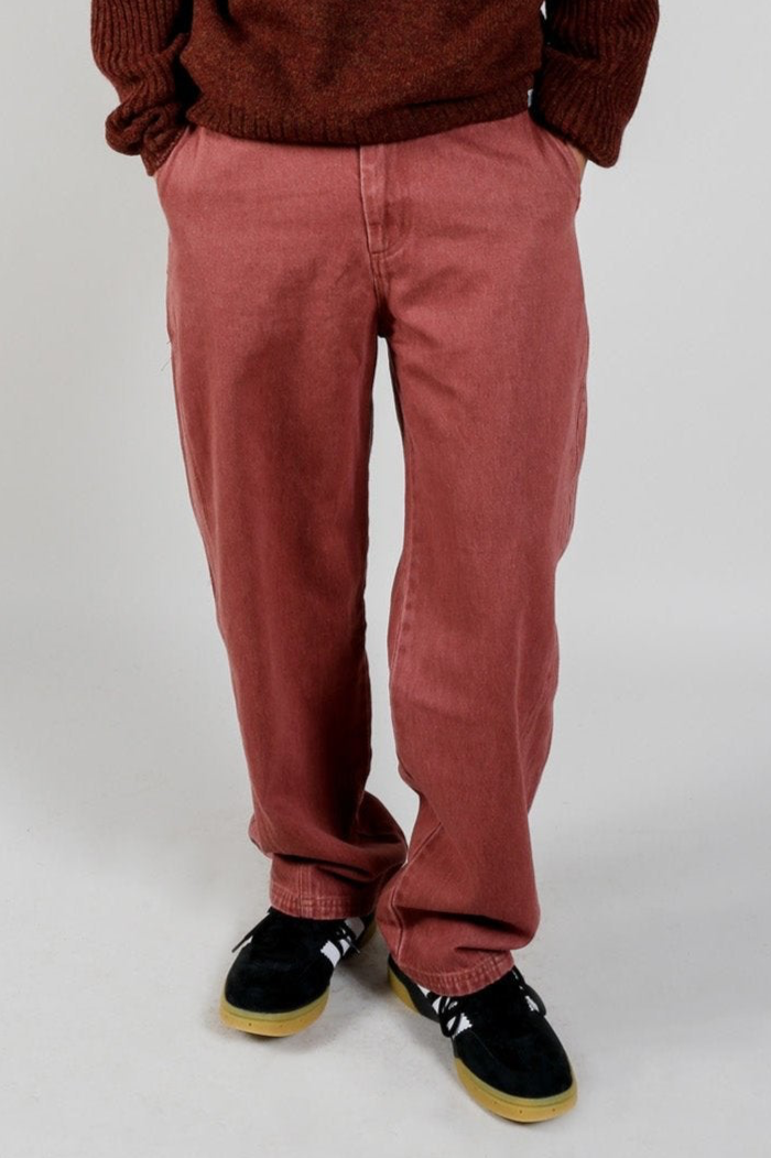KOMODO mannen vegan Broek Makulu Wash Rood