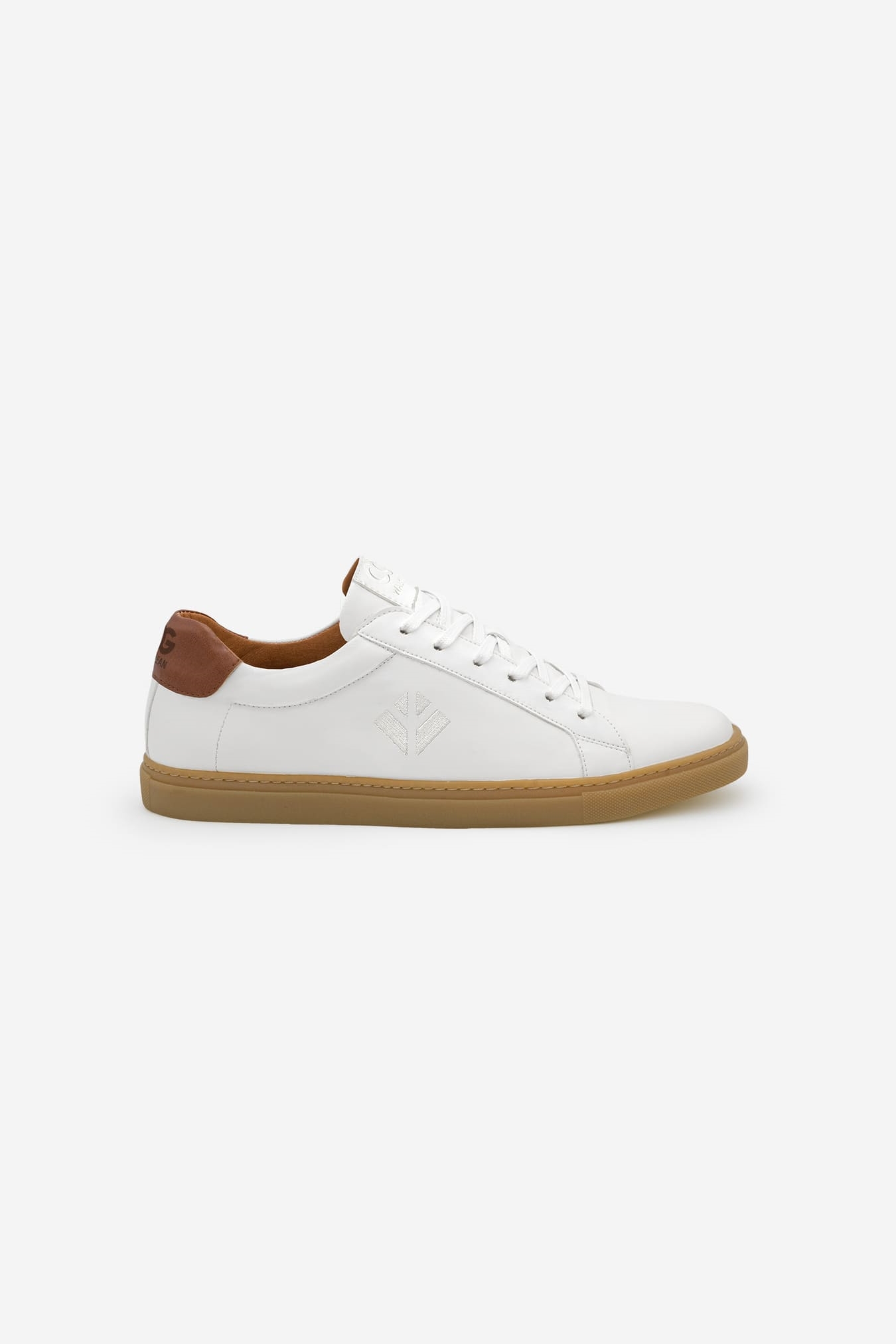 COG mannen vegan Sneakers Winton Wit Bruin