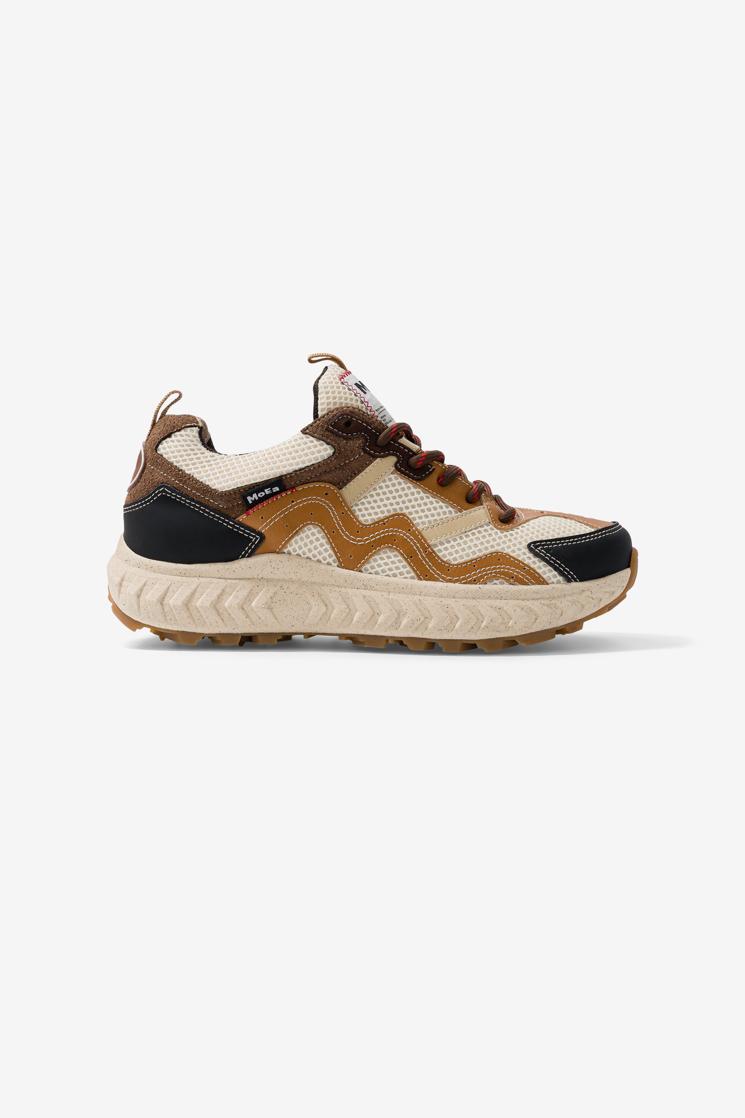 MoEa mannen vegan Sneakers Gen7 Corn Beige & Bruin