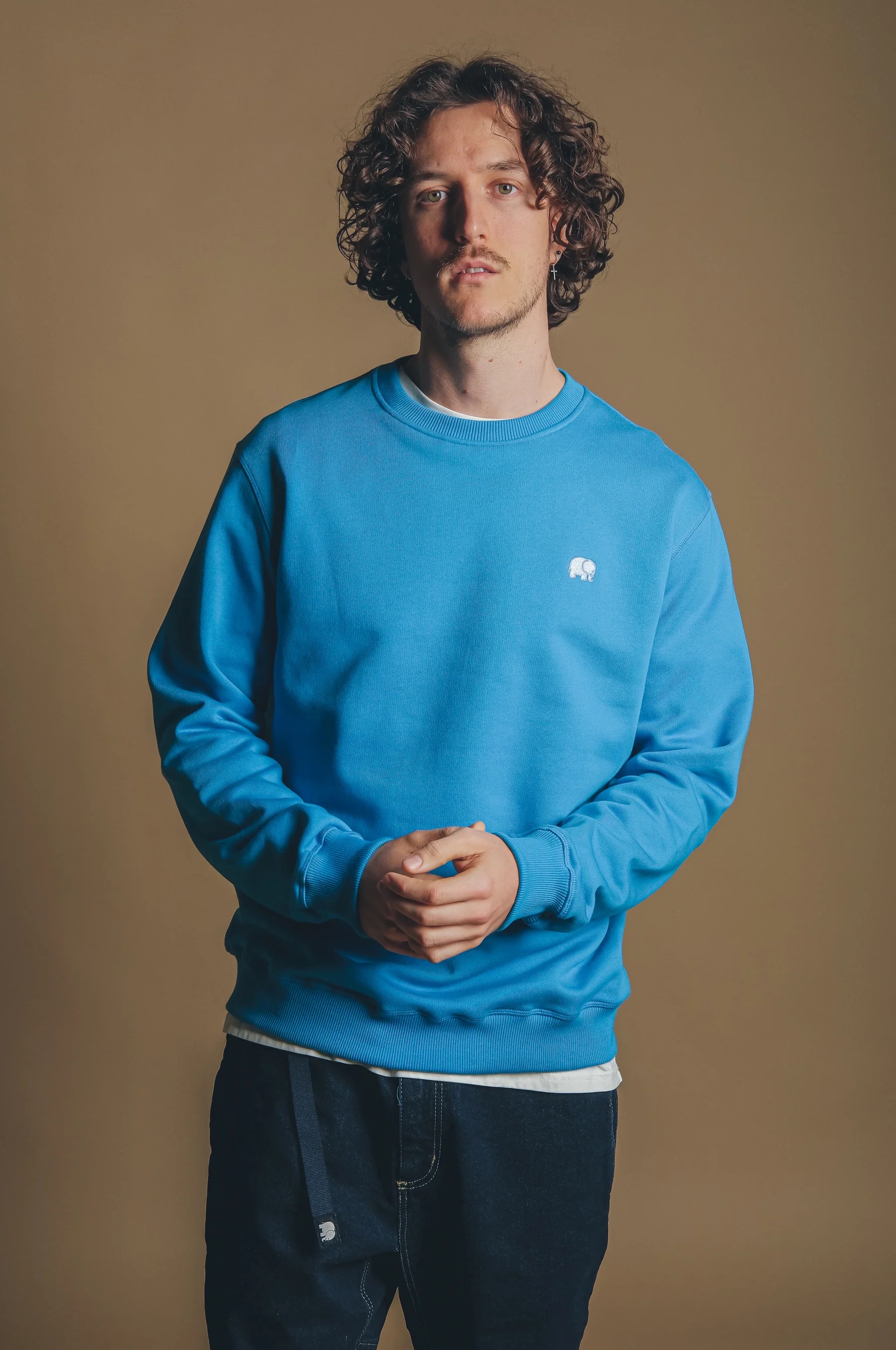 Trendsplant Vegan Trui - Mediterranisch Blauw