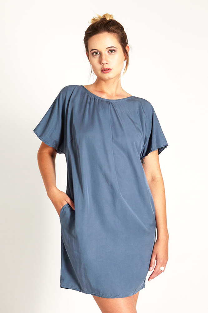 WiDDA  Jurk Kant Blauw