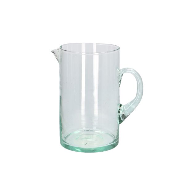 Kan, gerecycled glas, handgeblazen, 1,5 l