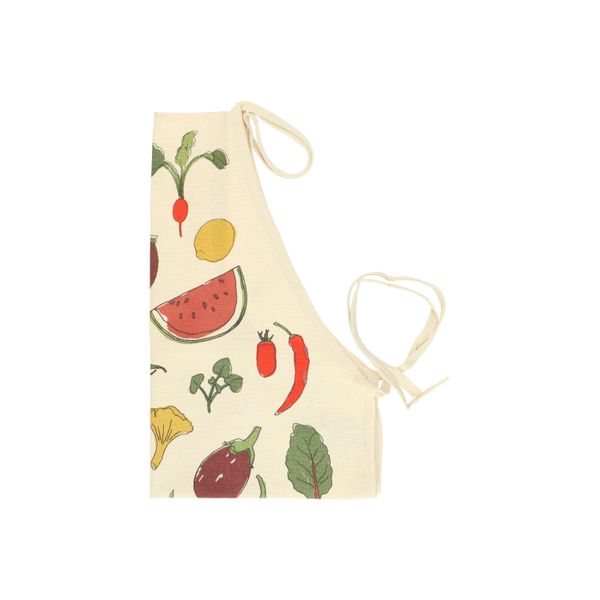 Kinderschort, katoen, groente en fruit