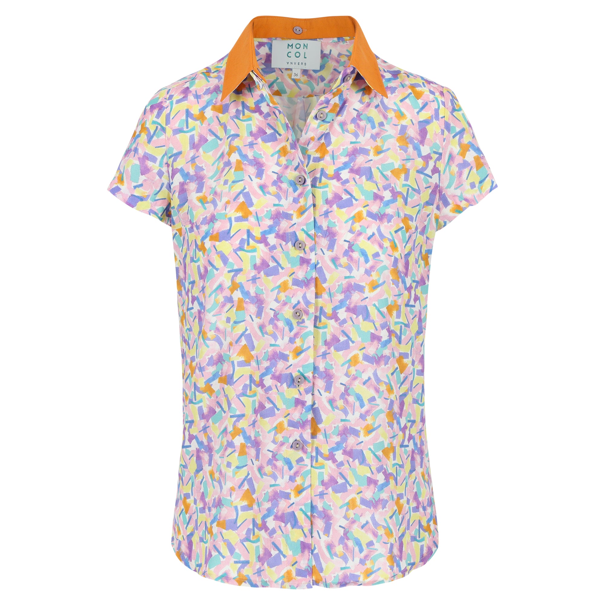 Oase blouse Confetti EcoVero - Last size: 38