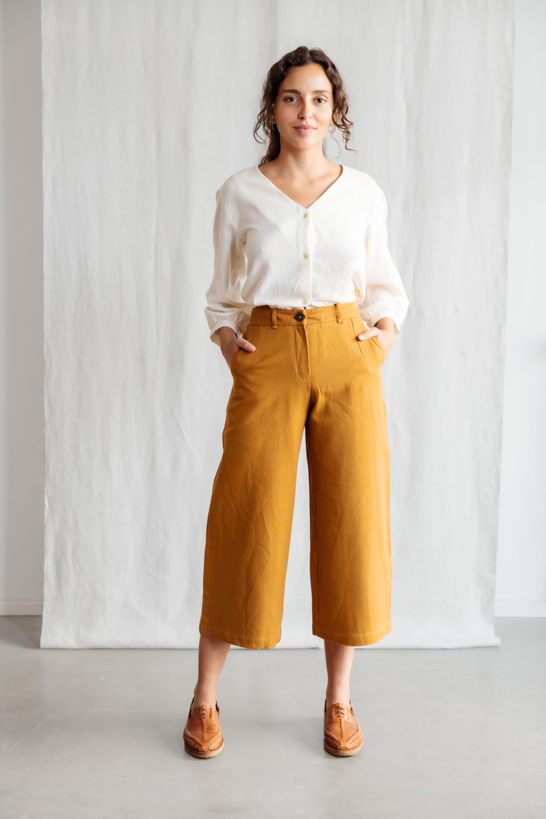 Jyoti - Fair Works  Culotte Hemani Curry