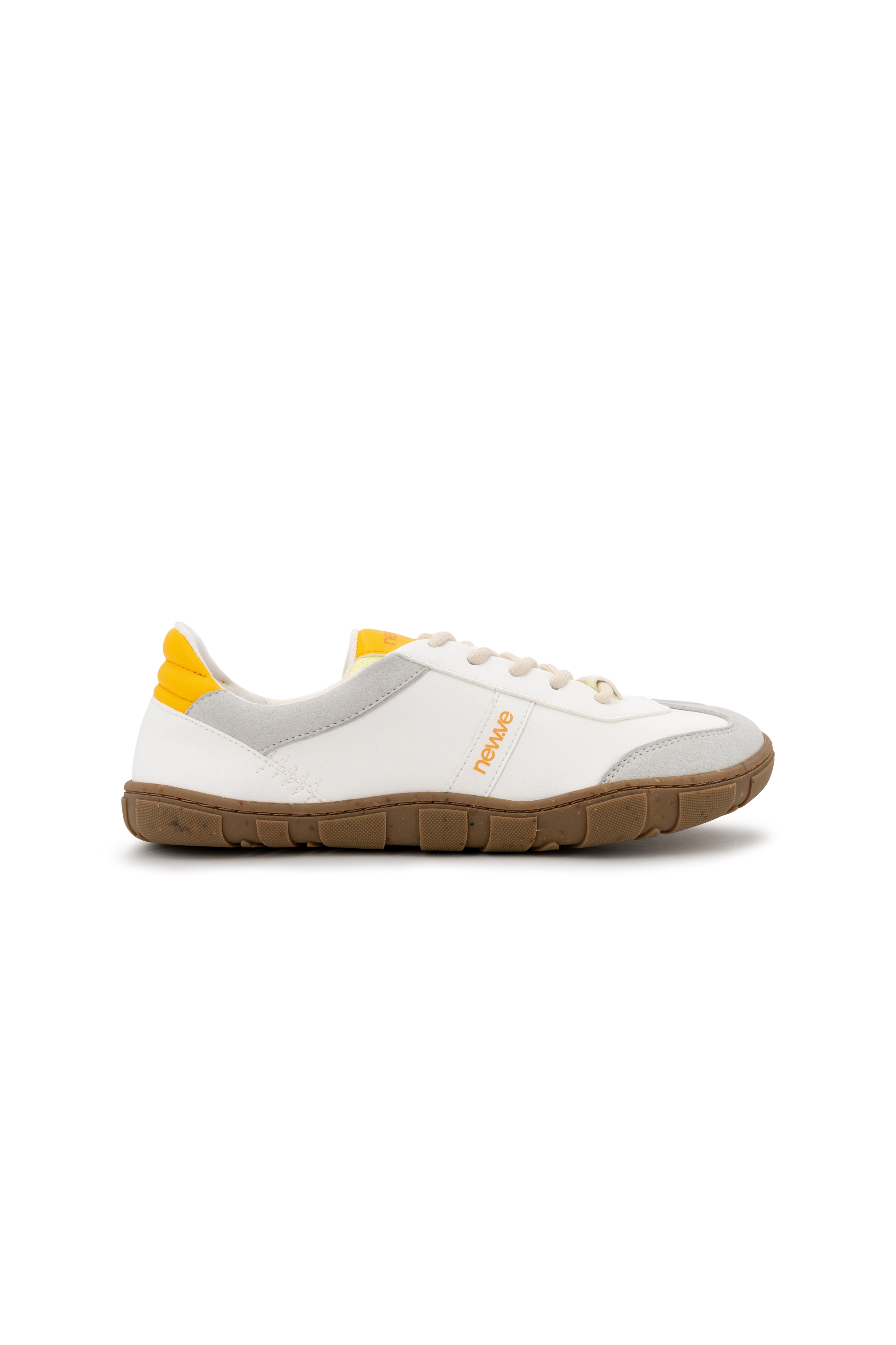 newve mannen vegan Sneakers Breeze Wit/Grijs/Geel