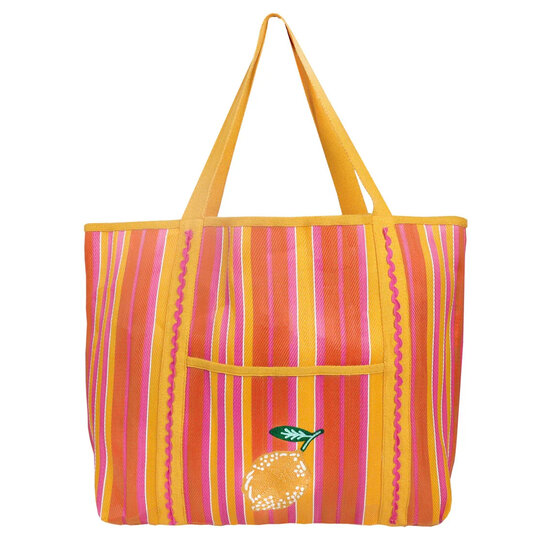 Talking Tables Totes  shopper van gerecycled plastic - Lemon