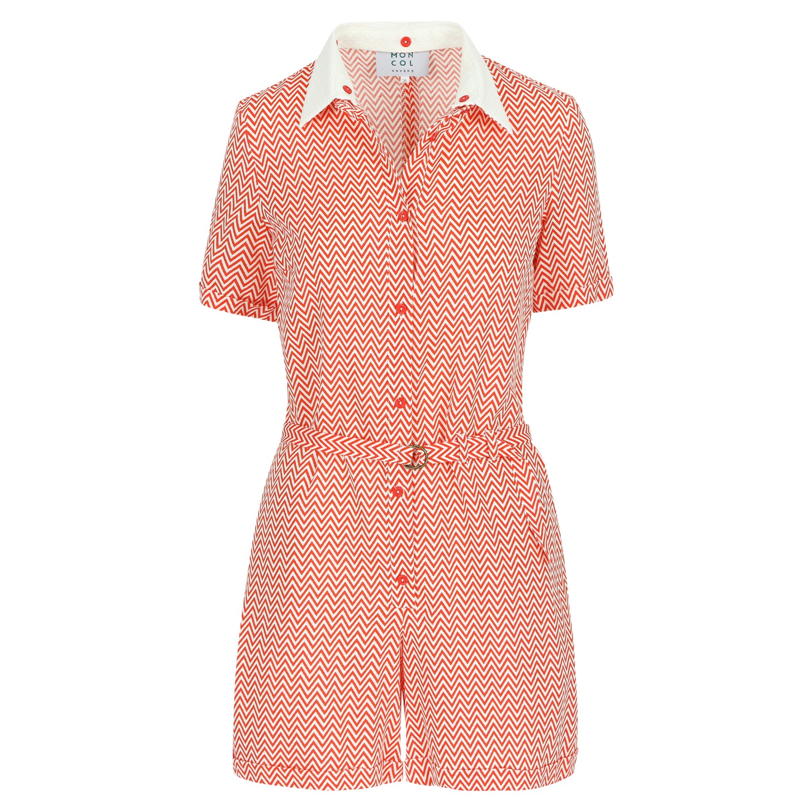 Billie jumpshort zigzag orange - Last size 42