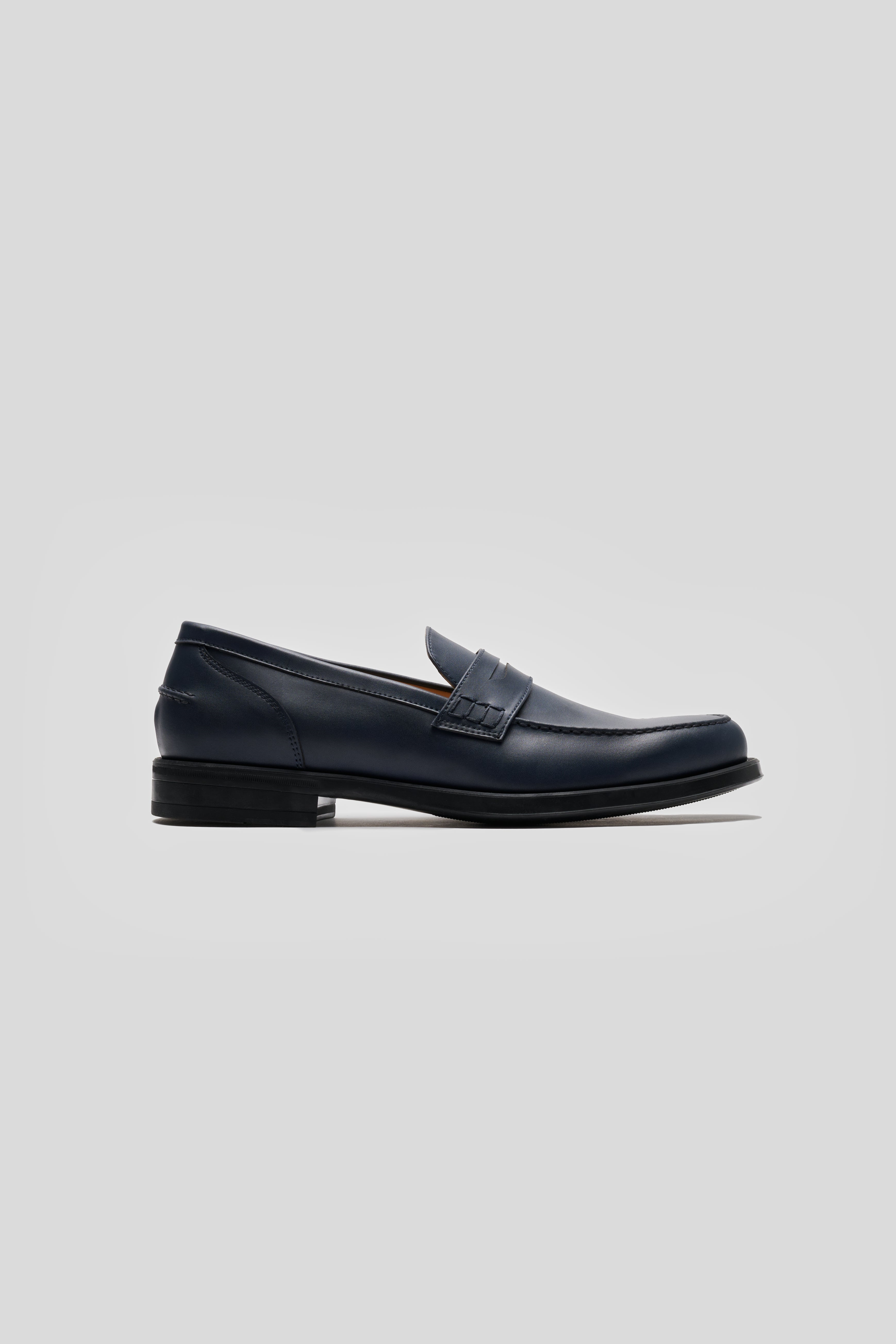 Solari Milano mannen vegan Loafer Marineblauw