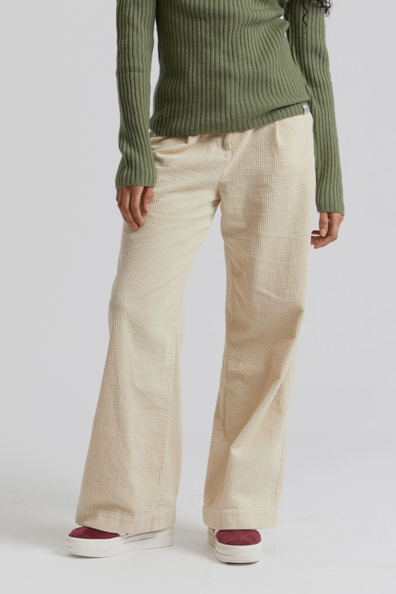 KOMODO  Corduroy Broek Tijger Biologisch Katoen Jumbo Winterwit