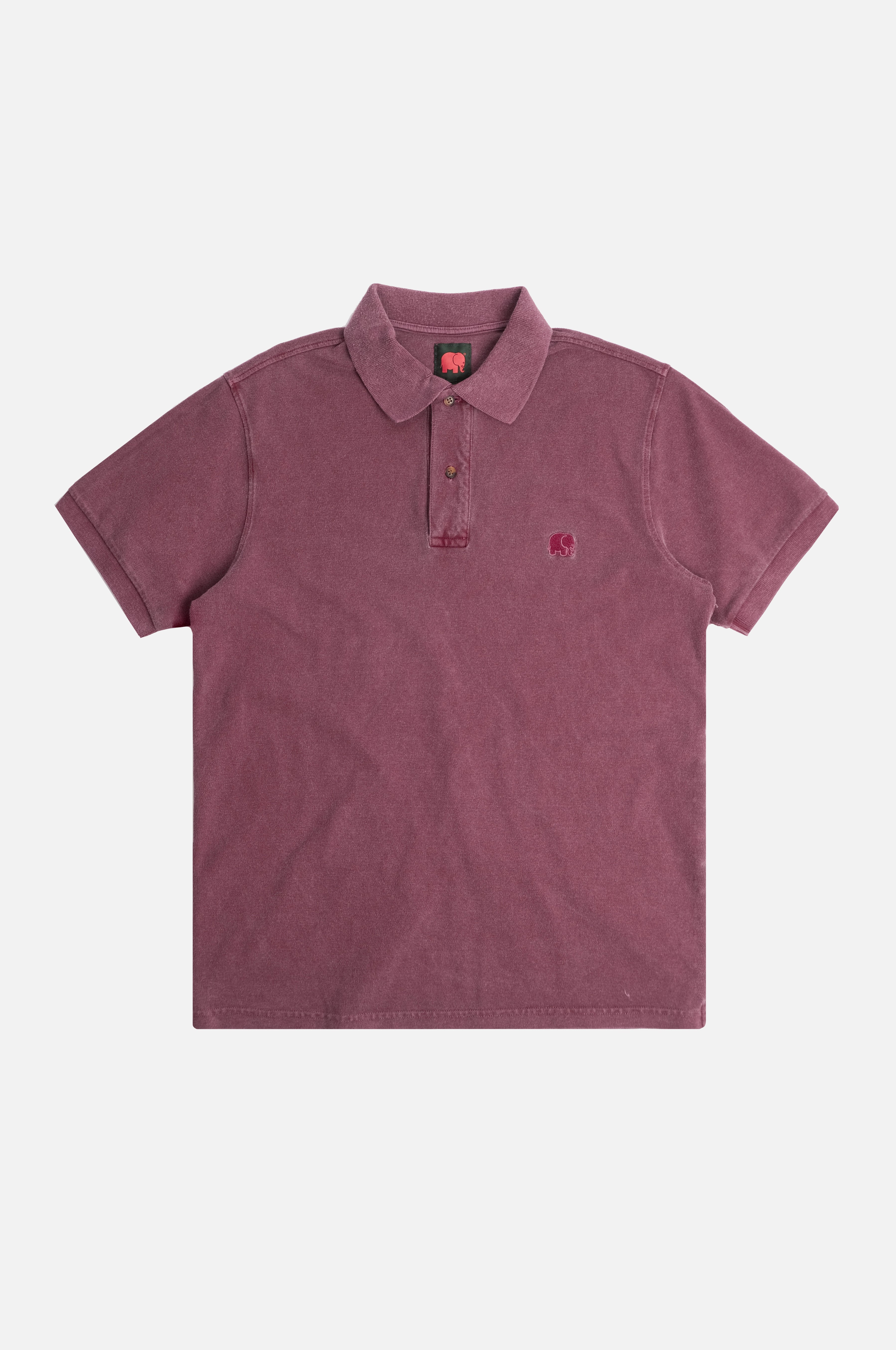 Trendsplant mannen vegan Poloshirt Zinfandel