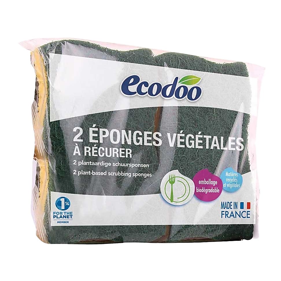Ecodoo Schuurspons 2 stuks